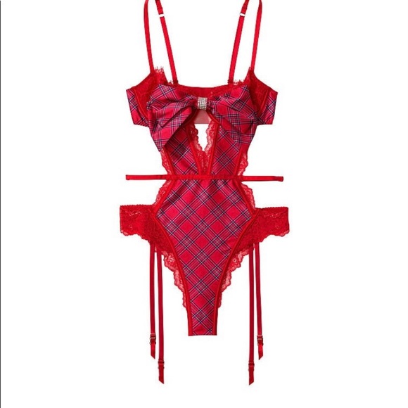 Victoria’s Secret lingerie garter bodysuit teddy - Picture 6 of 8